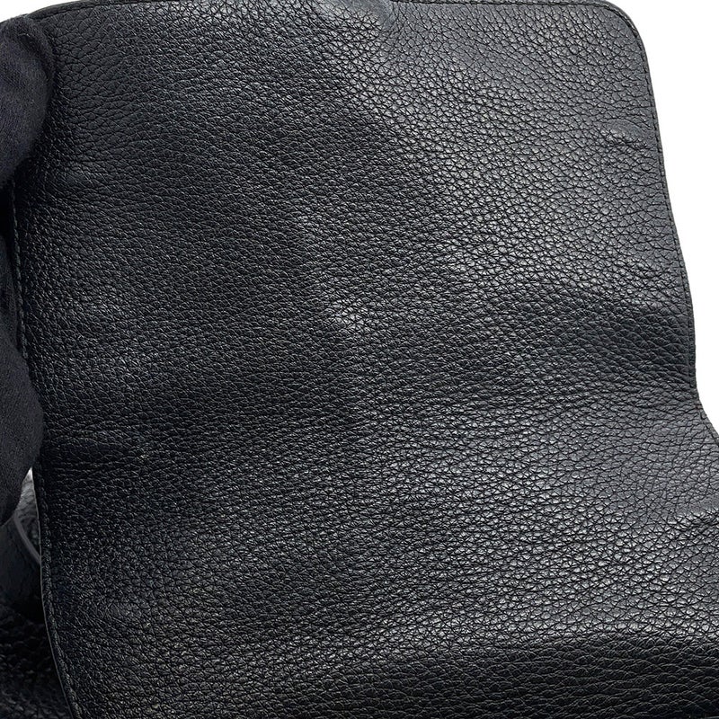 グッチ バックパック バンブー フリンジ レザー 370833 GUCCI リュックサック 黒