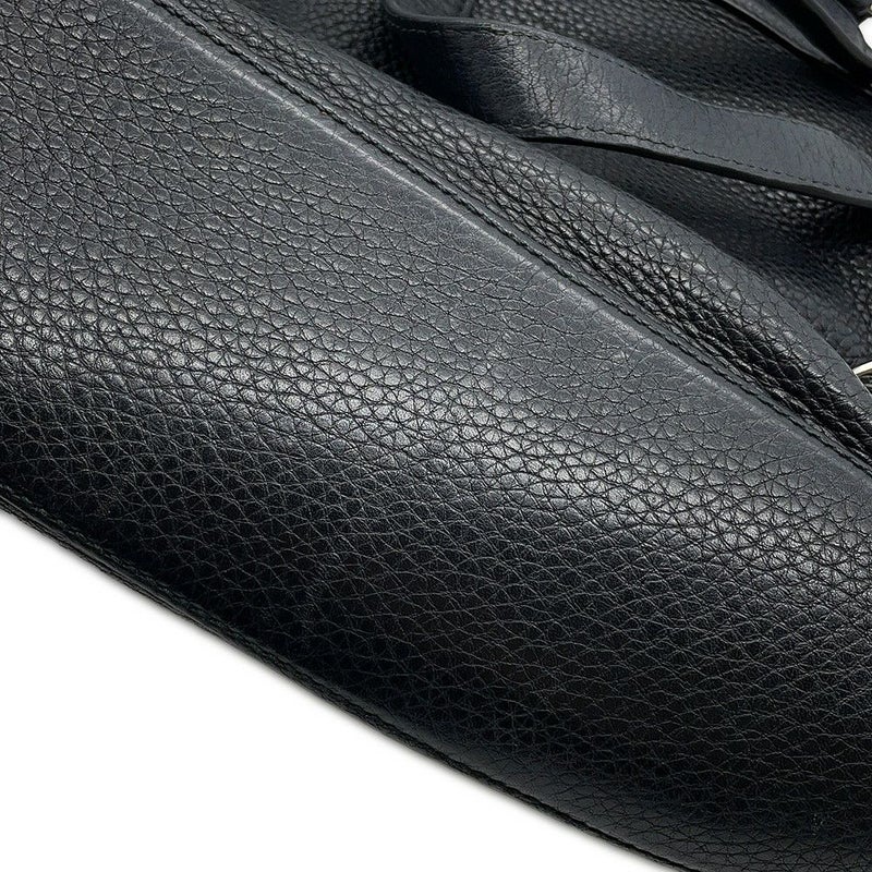 グッチ バックパック バンブー フリンジ レザー 370833 GUCCI リュックサック 黒