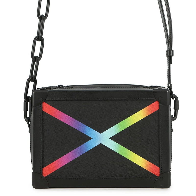 ルイヴィトン ショルダーバッグ タイガ ソフト・トランク M30341 LOUIS VUITTON 黒 ブラック メンズ 2019秋冬