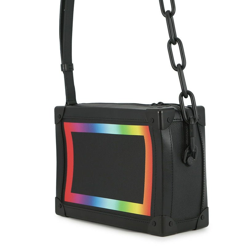 ルイヴィトン ショルダーバッグ タイガ ソフト・トランク M30341 LOUIS VUITTON 黒 ブラック メンズ 2019秋冬