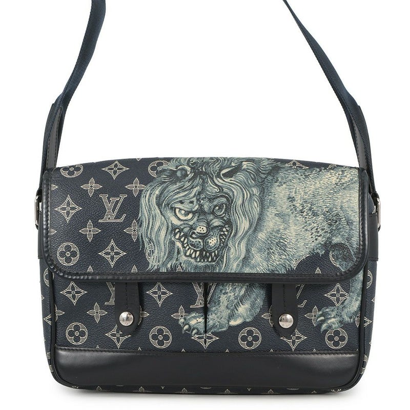 ルイヴィトン ショルダーバッグ モノグラム・サバンナ/チャップマン・ブラザーズ メッセンジャーPM M54248 LOUIS VUITTON