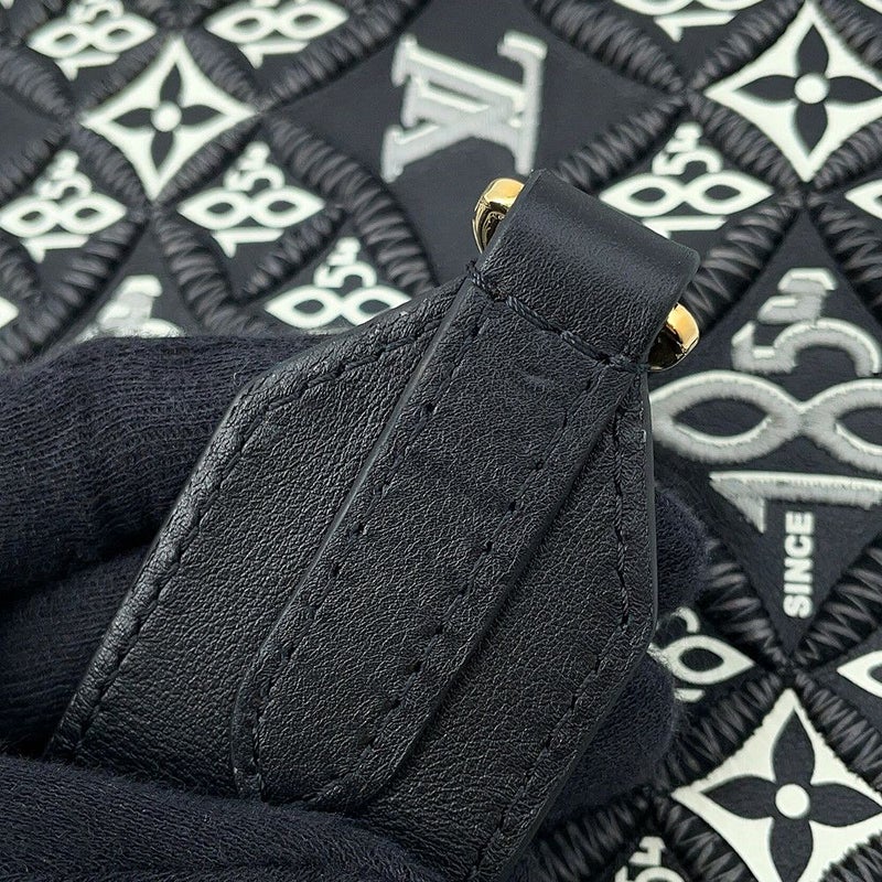 ルイヴィトン ハンドバッグ カーフレザー SINCE1854 カプシーヌMM M57358 LOUIS VUITTON 2way 黒 ブラック