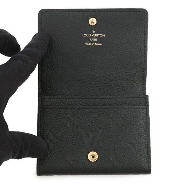 ルイヴィトン カードケース モノグラム・アンプラント アンヴェロップ・カルト・ドゥ・ヴィジット M58456 名刺入れ 黒 ブラック