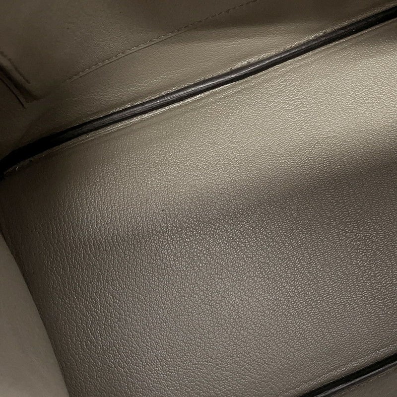 エルメス バーキン30 ムース/シルバー金具 オーストリッチ T刻印 HERMES Birkin ハンドバッグ