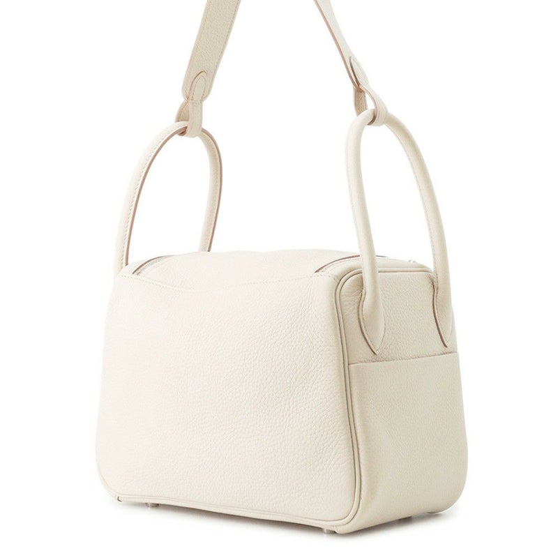 エルメス リンディ26 ベトン/シルバー金具 トリヨンクレマンス A刻印 ２wayショルダー