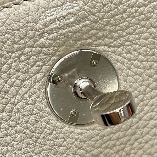 エルメス リンディ26 ベトン/シルバー金具 トリヨンクレマンス A刻印 ２wayショルダー