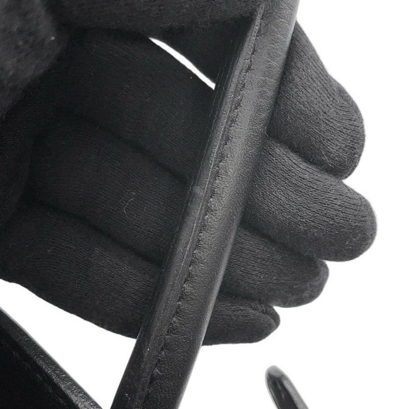 エルメス バーキン30 ブラック/シルバー金具 トリヨンクレマンス □N刻印 HERMES Birkin ハンドバッグ 黒