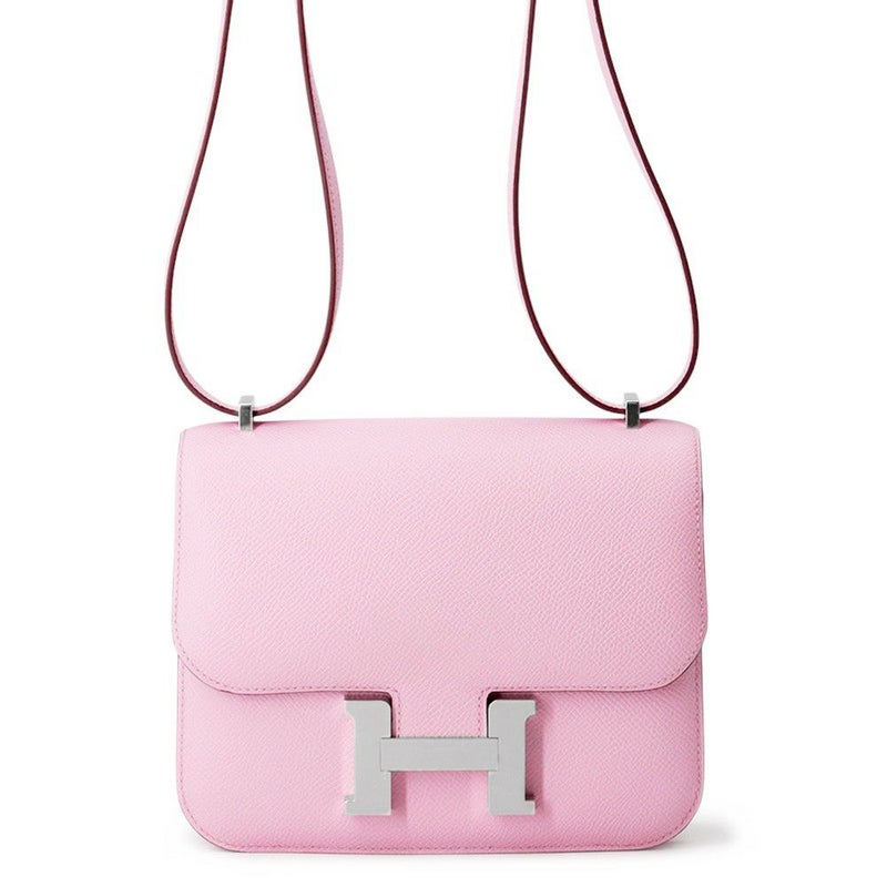 エルメス ミニ コンスタンス3 ミロワール モーヴシルベストル/シルバー金具 エプソン K刻印