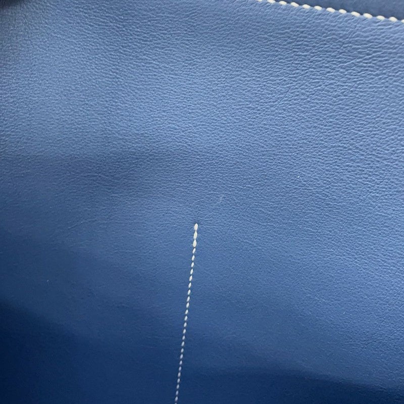 エルメス ハンドバッグ アルザン31 ブルーアガット/シルバー金具 トリヨンクレマンス X刻印 ２wayショルダー