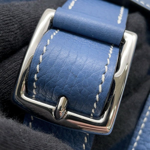 エルメス ハンドバッグ アルザン31 ブルーアガット/シルバー金具 トリヨンクレマンス X刻印 ２wayショルダー