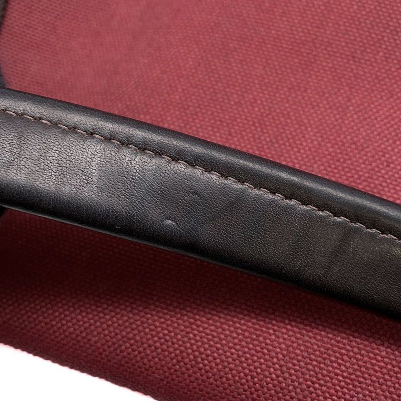 エルメス リュック サックドパンサージュ グルーム ルージュアッシュ/ショコラ/シルバー金具 トワルシェブロン/キャンバス バックパック