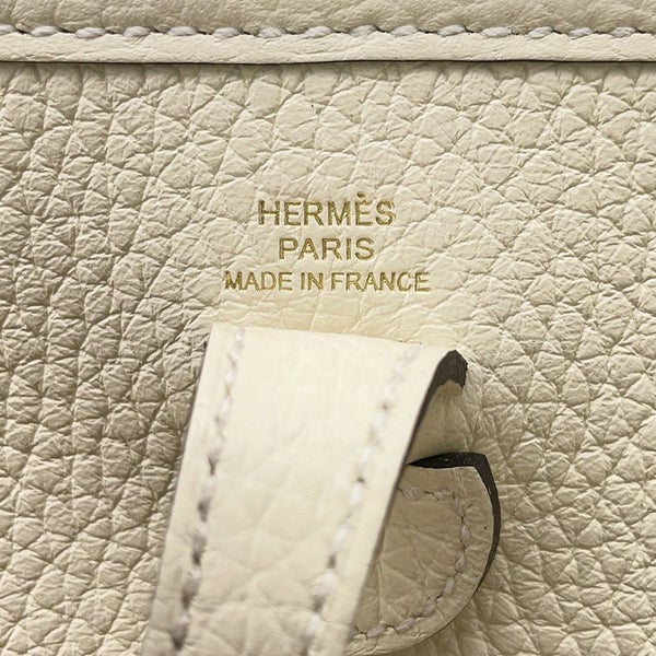 エルメス エブリンTPM 111cm アマゾン クリーム/ゴールド金具 トリヨンクレマンス K刻印 クレーム