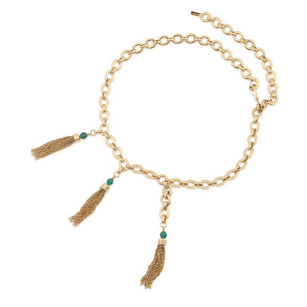 クロエ チェーンベルト POMPOMS ベルト メタル クリスタルガラス CHC25SC089CH59DCTU Chloe