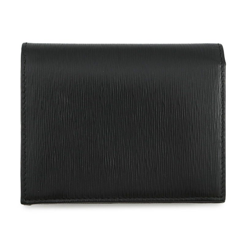 プラダ 二つ折り財布 ロゴ コンパクトウォレット 1MV204 PRADA 黒