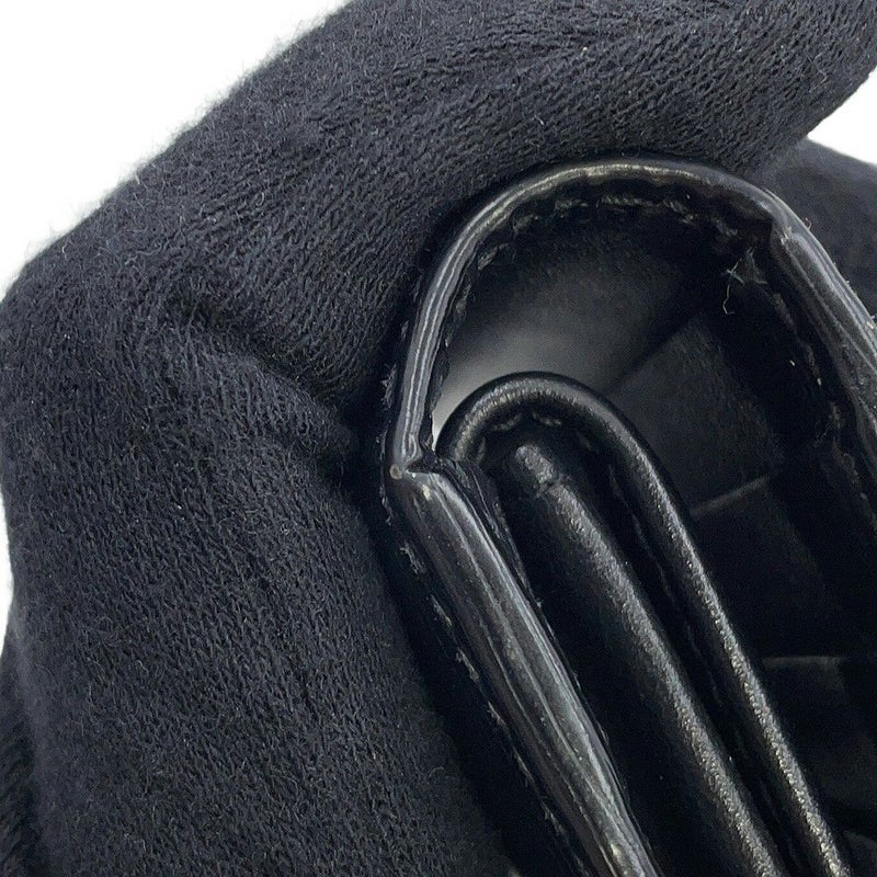 プラダ 二つ折り財布 ロゴ コンパクトウォレット 1MV204 PRADA 黒