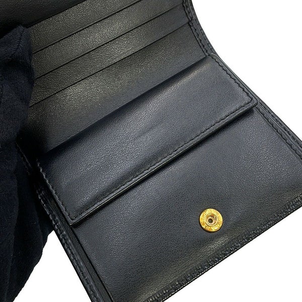 プラダ 二つ折り財布 ロゴ コンパクトウォレット 1MV204 PRADA 黒