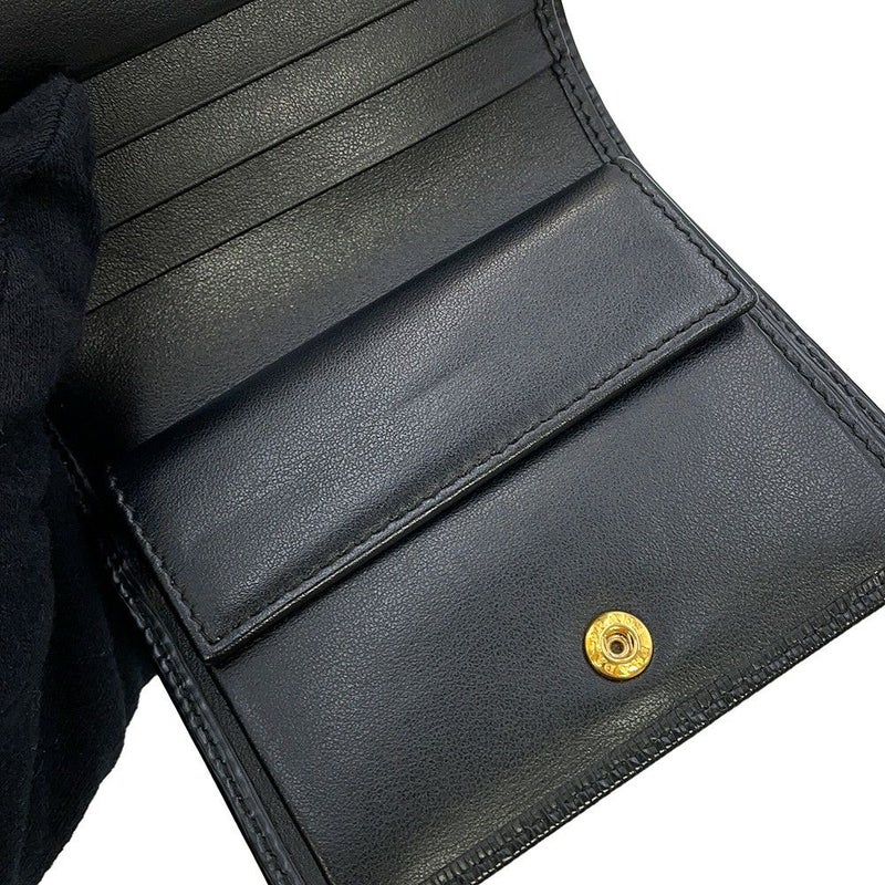 プラダ 二つ折り財布 ロゴ コンパクトウォレット 1MV204 PRADA 黒
