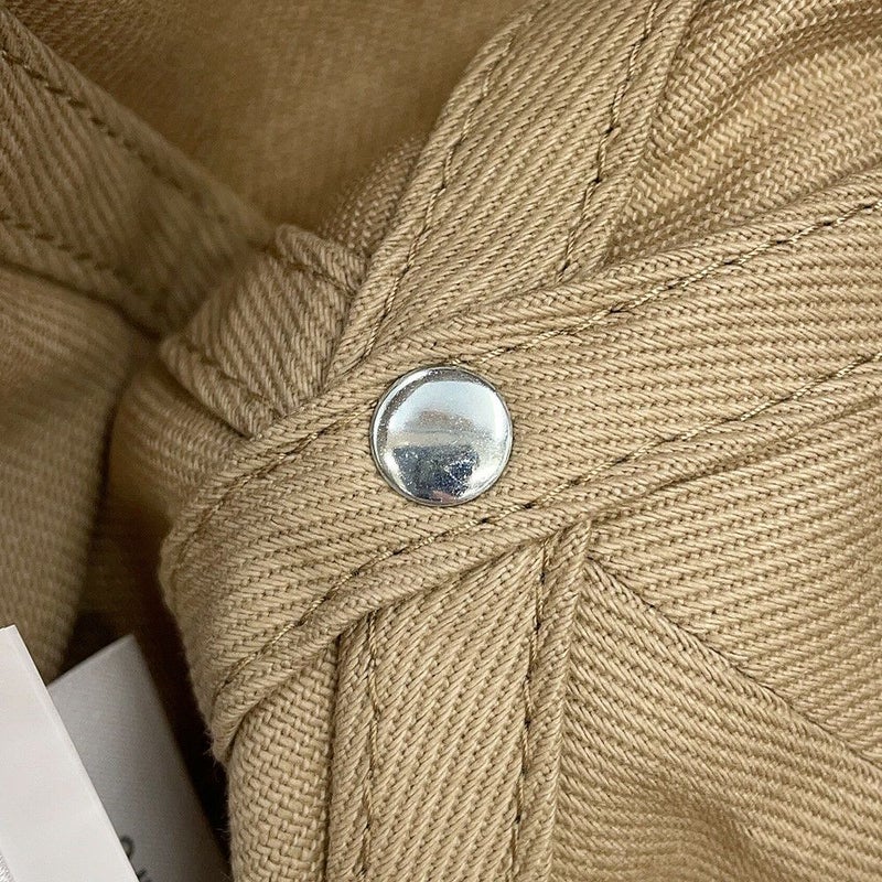 ミュウミュウ キャップ ロゴ ドリル ベースボールキャップ コットン サイズM 5HC179 Miu Miu 帽子