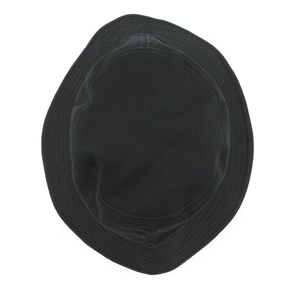 ミュウミュウ ハット ロゴ バケットハット コットン サイズS 5HC196 Miu Miu 帽子 黒