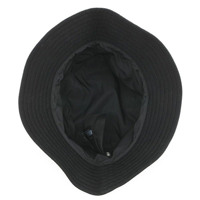 ミュウミュウ ハット ロゴ バケットハット コットン サイズS 5HC196 Miu Miu 帽子 黒