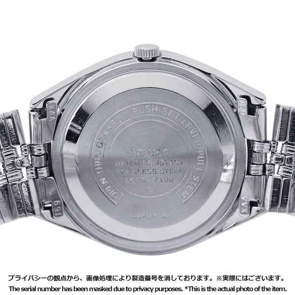 セイコー ロードマチック 5606-7190 SEIKO 腕時計 ブルー文字盤