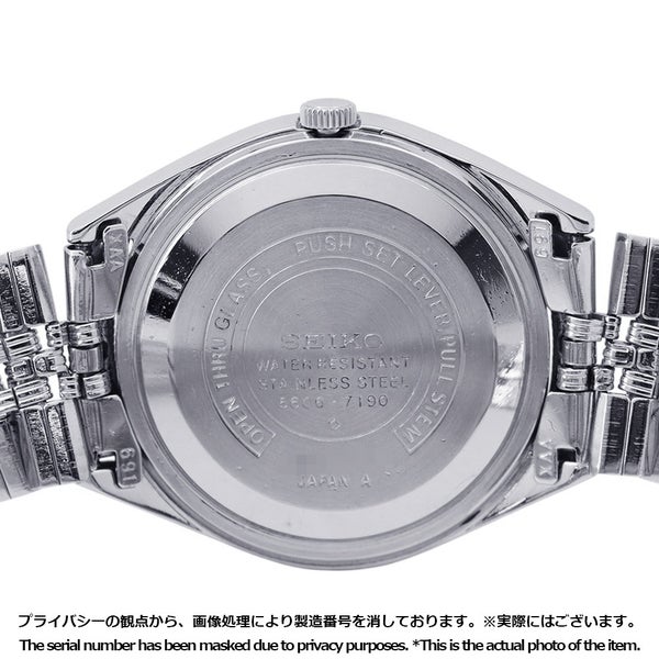 セイコー ロードマチック 5606-7190 SEIKO 腕時計 ブルー文字盤