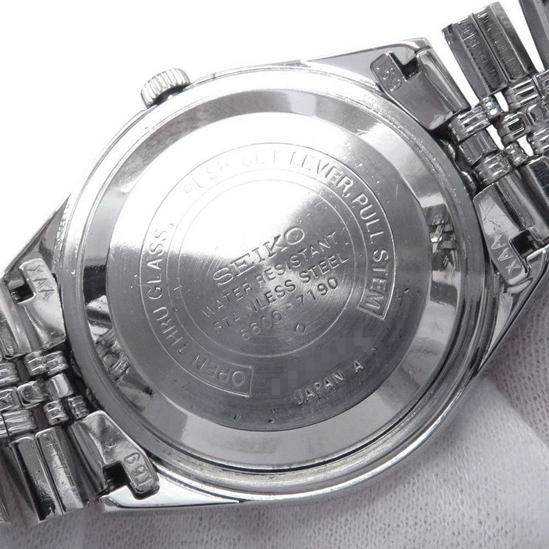 セイコー ロードマチック 5606-7190 SEIKO 腕時計 ブルー文字盤