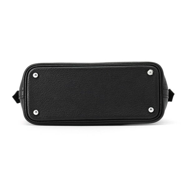 エルメス ボリード1923 ミニ ブラック/シルバー金具 シェブルミゾル K刻印 HERMES ２wayショルダー 黒