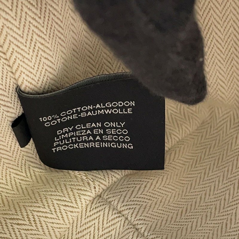 エルメス ポーチ ブリッド・ア・ブラックPM マリン/シルバー金具 キャンバス HERMES 小物入れ