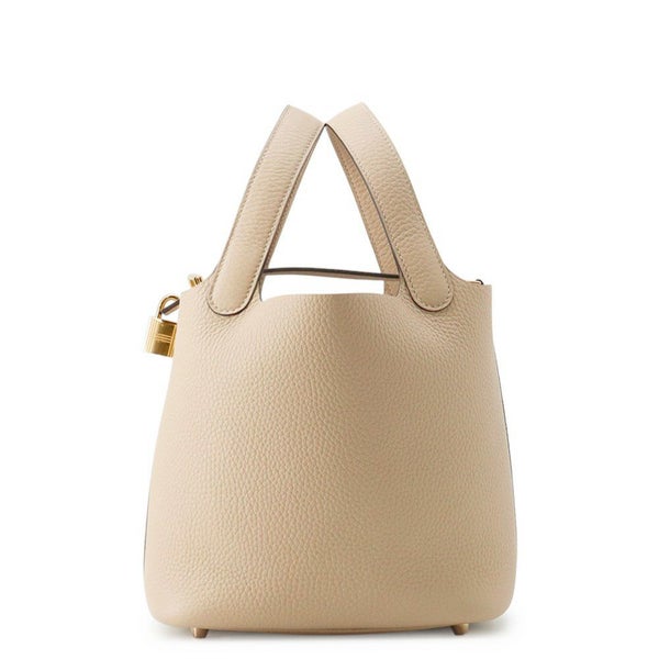 エルメス ハンドバッグ ピコタンロックPM トレンチ/ゴールド金具 トリヨンクレマンス K刻印