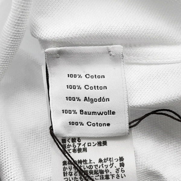 エルメス 半袖Tシャツ H刺繍 コットンピケ メンズサイズS HERMES トップス 白