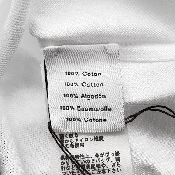 エルメス 半袖Tシャツ H刺繍 コットンピケ メンズサイズS HERMES トップス 白