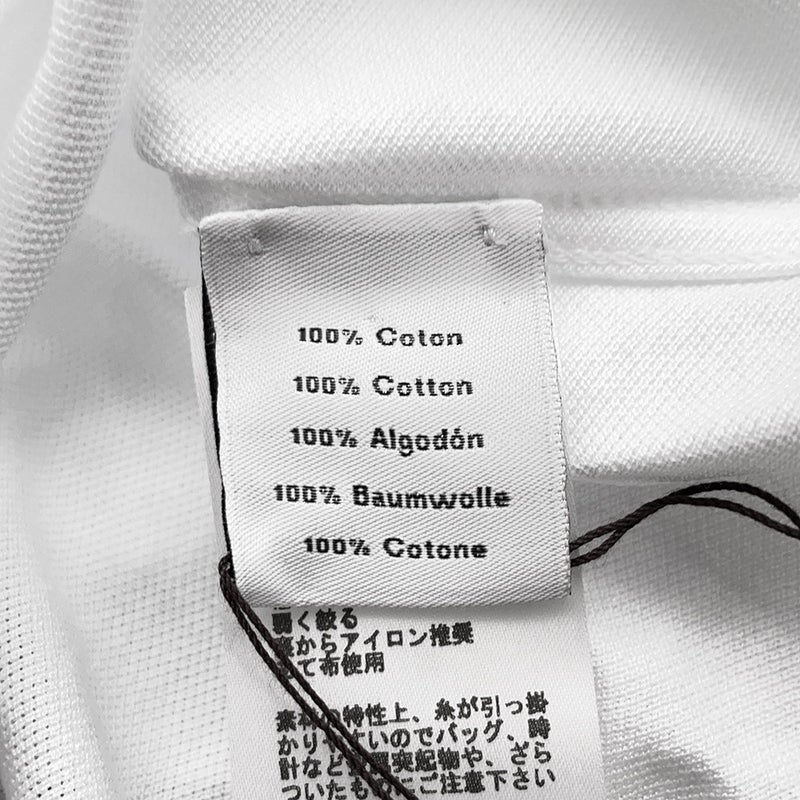 エルメス 半袖Tシャツ H刺繍 コットンピケ メンズサイズS HERMES トップス 白