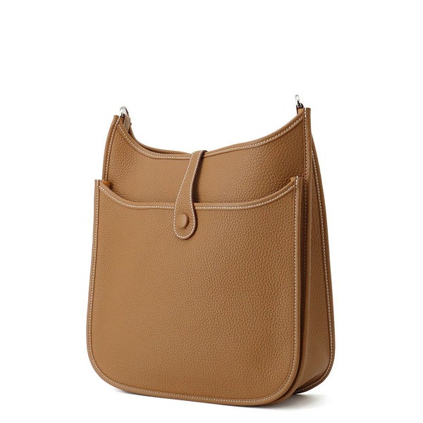 エルメス ショルダーバッグ エブリン3 PM ゴールド/シルバー金具 トリヨンクレマンス B刻印