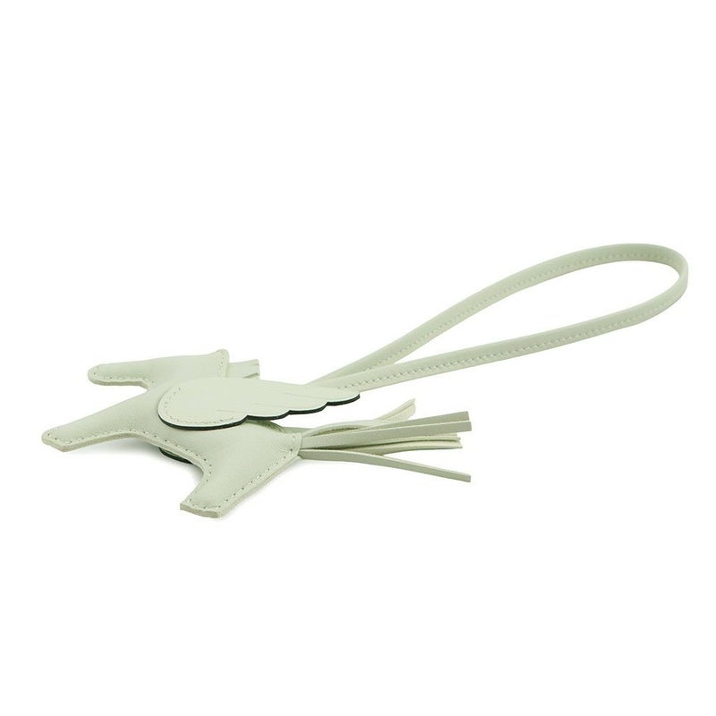 エルメス バッグチャーム ロデオ PM ヴェールフィズ ラムスキン B刻印 HERMES チャーム