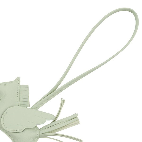 エルメス バッグチャーム ロデオ PM ヴェールフィズ ラムスキン B刻印 HERMES チャーム