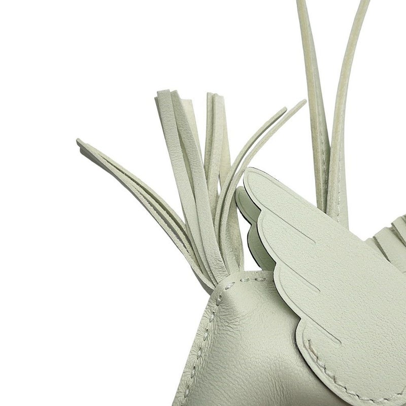 エルメス バッグチャーム ロデオ PM ヴェールフィズ ラムスキン B刻印 HERMES チャーム