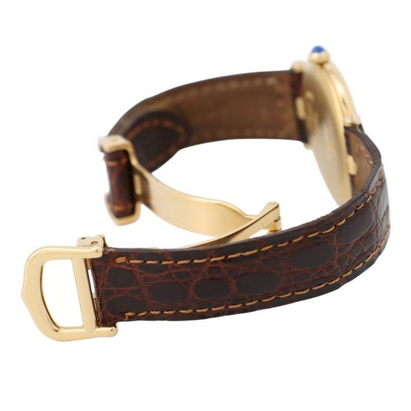 カルティエ マストヴァンドーム LM Cartier 腕時計 アイボリー文字盤 クォーツ