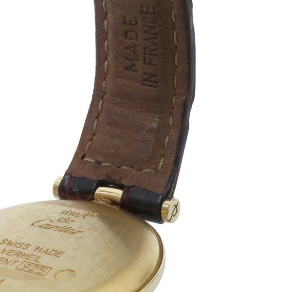 カルティエ マストヴァンドーム LM Cartier 腕時計 アイボリー文字盤 クォーツ
