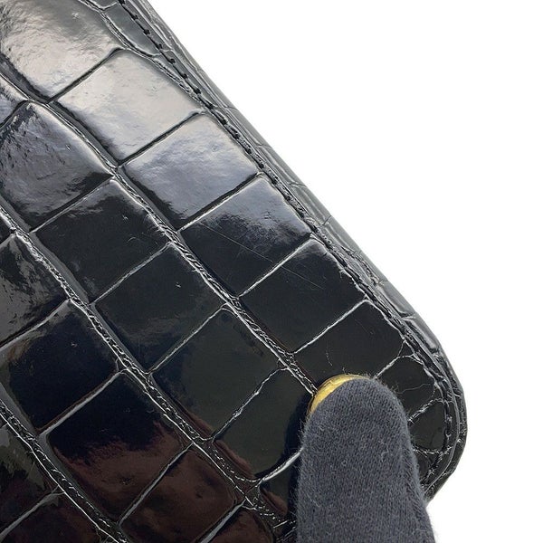 ルイヴィトン ハンドバッグ クロコダイル カプシーヌ BB N92232 2wayショルダー 黒 ブラック