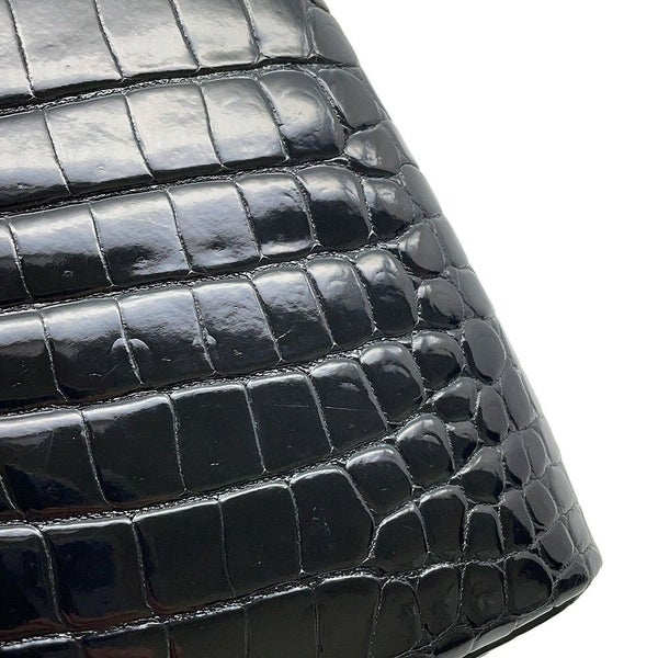 ルイヴィトン ハンドバッグ クロコダイル カプシーヌ BB N92232 2wayショルダー 黒 ブラック