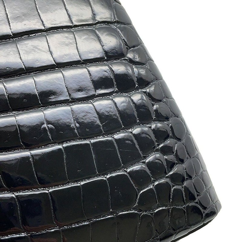 ルイヴィトン ハンドバッグ クロコダイル カプシーヌ BB N92232 2wayショルダー 黒 ブラック