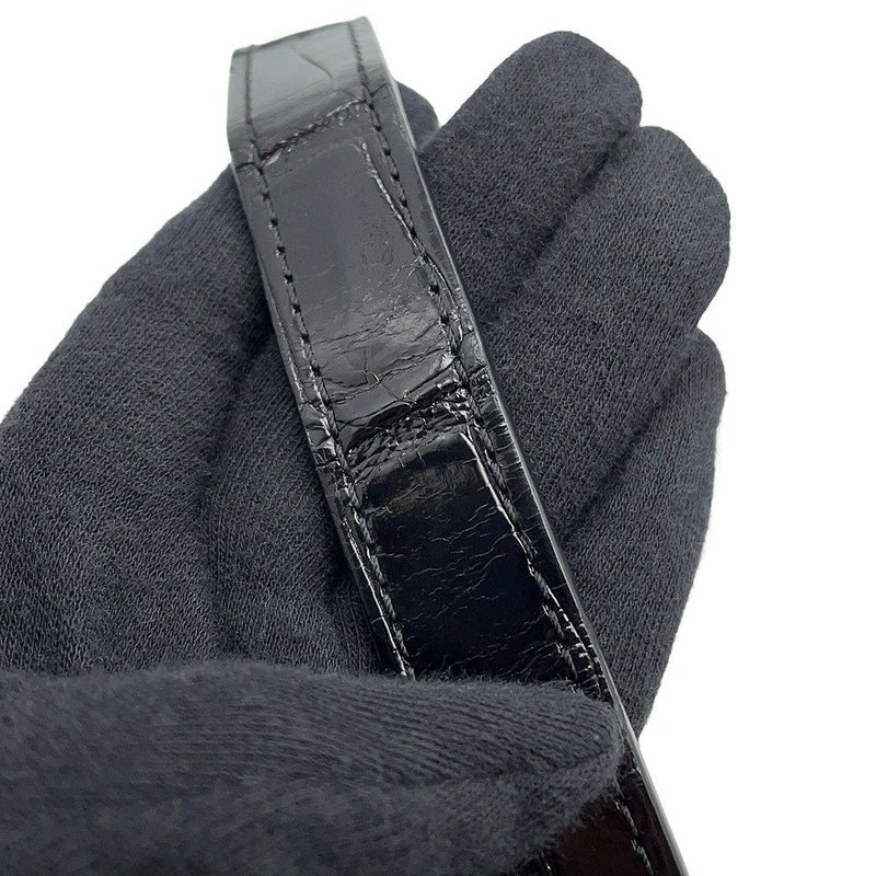 ルイヴィトン ハンドバッグ クロコダイル カプシーヌ BB N92232 2wayショルダー 黒 ブラック