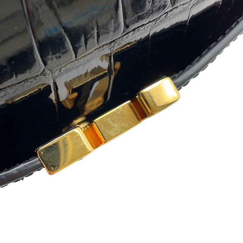 ルイヴィトン ハンドバッグ クロコダイル カプシーヌ BB N92232 2wayショルダー 黒 ブラック