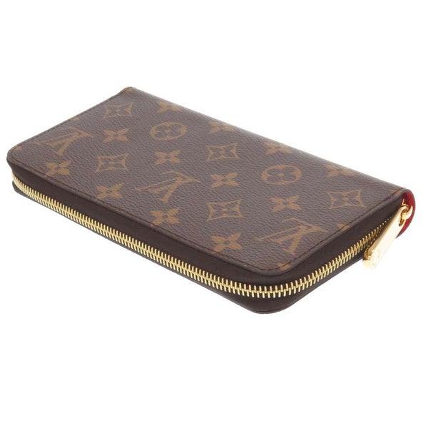 新品 ルイヴィトン 財布 モノグラム 長財布 ジッピー・ウォレット M41896 LOUIS VUITTON コクリコ