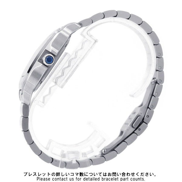 カルティエ サントス ドゥ カルティエ MM WSSA0029 Cartier 腕時計 シルバー文字盤