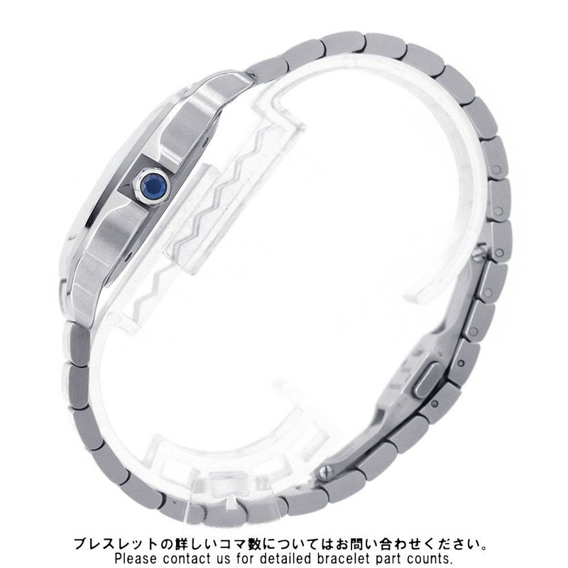カルティエ サントス ドゥ カルティエ MM WSSA0029 Cartier 腕時計 シルバー文字盤