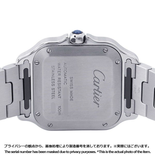 カルティエ サントス ドゥ カルティエ MM WSSA0029 Cartier 腕時計 シルバー文字盤