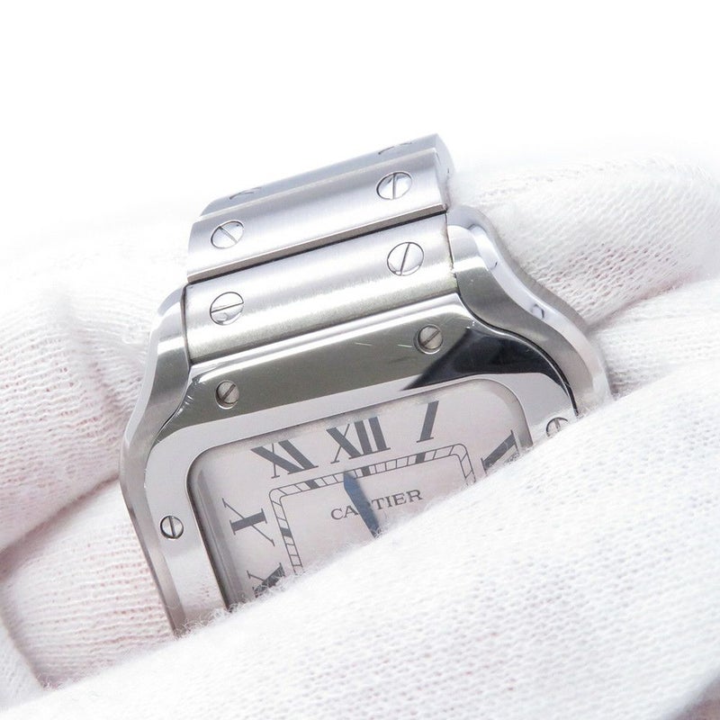 カルティエ サントス ドゥ カルティエ MM WSSA0029 Cartier 腕時計 シルバー文字盤
