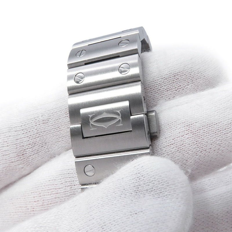 カルティエ サントス ドゥ カルティエ MM WSSA0029 Cartier 腕時計 シルバー文字盤